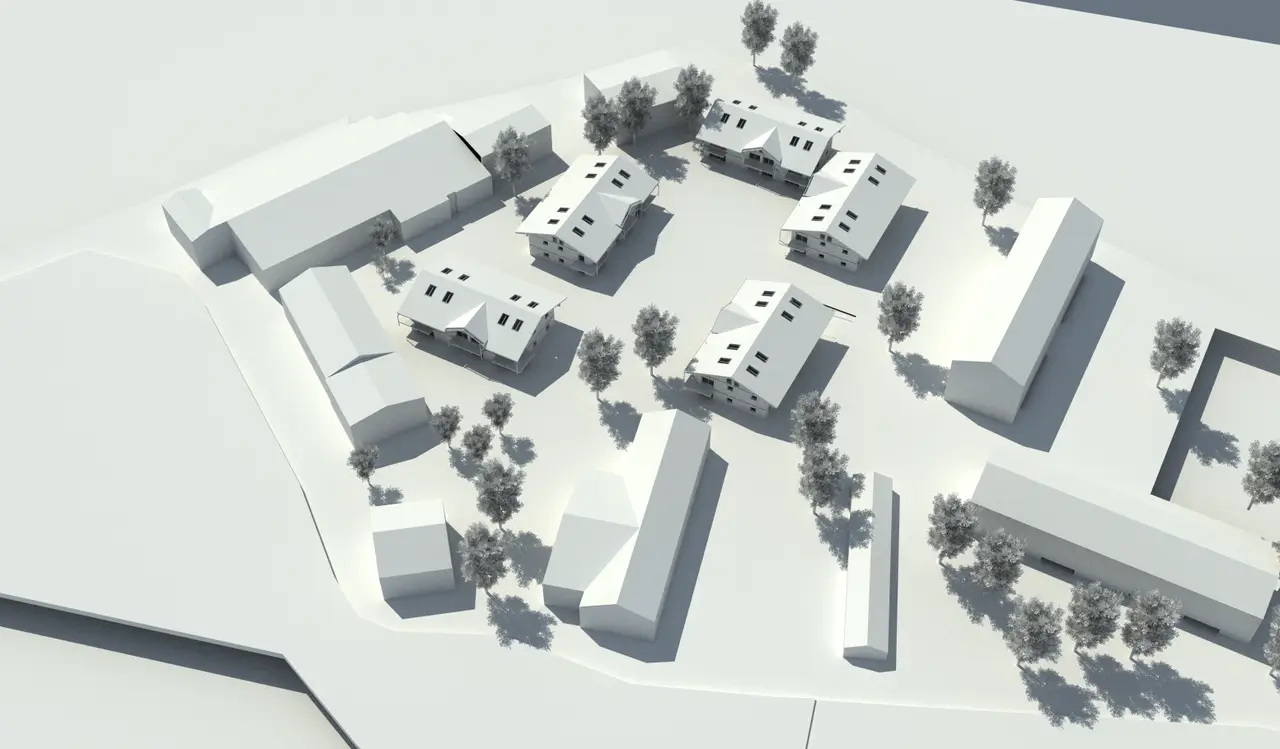 Quartiers-Studie aus der Vogelperspektive — APPS Architekten